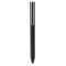 Penna a sfera in plastica soft touch nera personalizzata B11308N