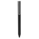 Penna a sfera in plastica soft touch nera personalizzata B11308N