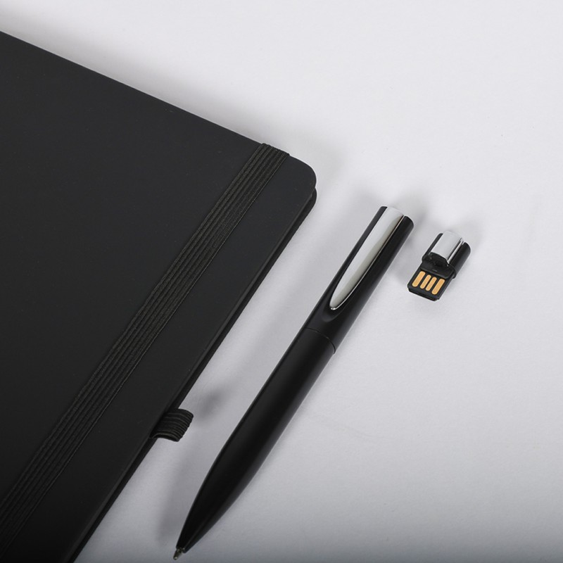 Set scrittura con penna usb personalizzata B11809