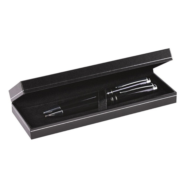 Set scrittura in metallo e pu personalizzato B11834