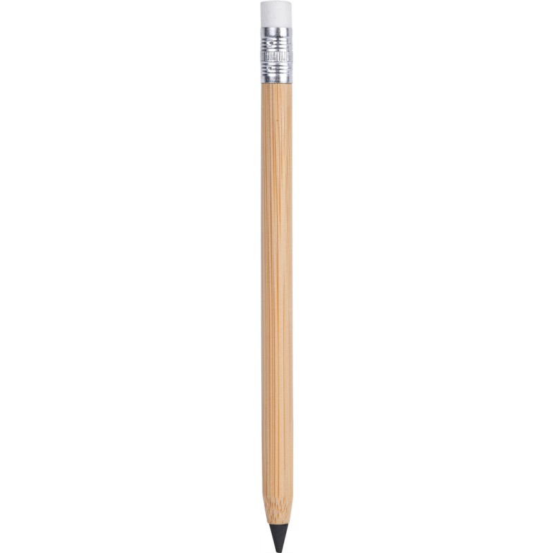 Matita con gomma in bamboo personalizzato B11158