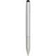 Mini penna a sfera con touch screen in metallo grigia personalizzata B11161GR