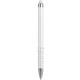 Mini penna  a sfera con touch screen in plastica e metallo bianca personalizzata B11168B