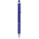 Mini penna  a sfera con touch screen in plastica e metallo blu royal personalizzata B11168BL