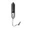 Mini penna a sfera con touch screen in plastica nera personalizzata B11205N