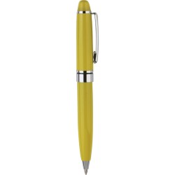 Mini penna a sfera in metallo gialla personalizzata B11041G