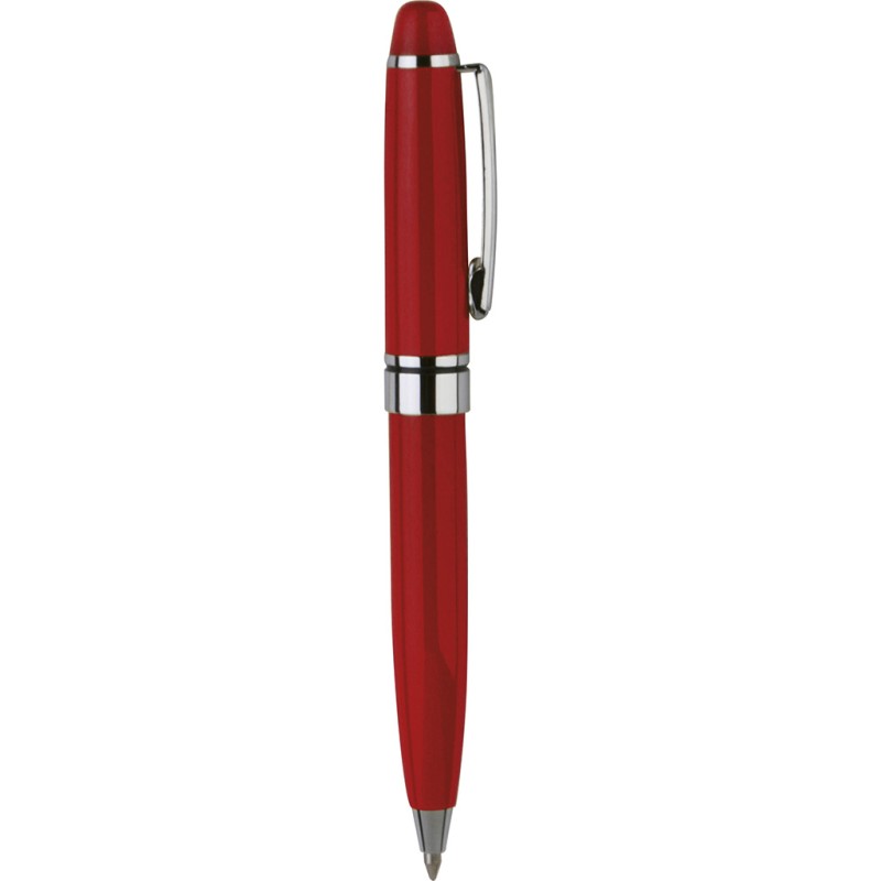 Mini penna a sfera in metallo rossa personalizzata B11041R