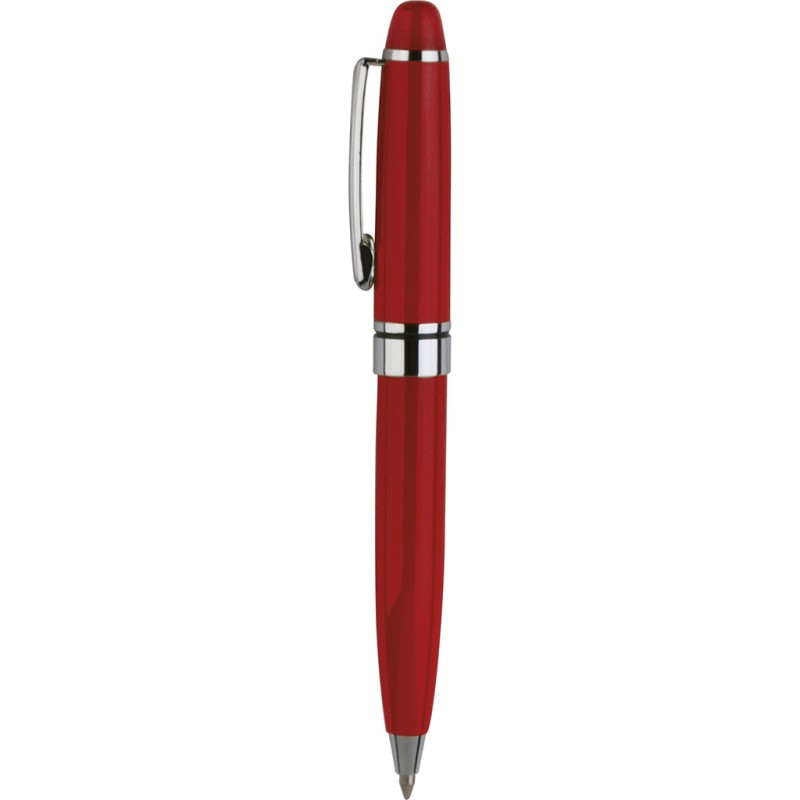 Mini penna a sfera in metallo rossa personalizzata B11041R