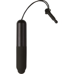 Mini penna con touch screen in plastica nera personalizzata B11203N
