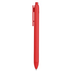 Penna a sfera biodegradabile e compostabile in pla rossa personalizzata B11263R