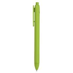 Penna a sfera biodegradabile e compostabile in pla verde acido personalizzata B11263VA