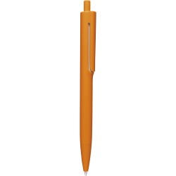 Penna a sfera colori  fluorescenti in plastica arancione personalizzata B11167A
