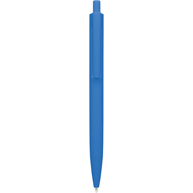 Penna a sfera colori  fluorescenti in plastica blu royal personalizzata B11167BL