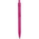 Penna a sfera colori  fluorescenti in plastica fucsia personalizzata B11035FU