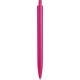 Penna a sfera colori  fluorescenti in plastica fucsia personalizzata B11035FU