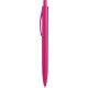 Penna a sfera colori  fluorescenti in plastica fucsia personalizzata B11035FU