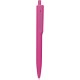 Penna a sfera colori  fluorescenti in plastica fucsia personalizzata B11167FU