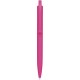 Penna a sfera colori  fluorescenti in plastica fucsia personalizzata B11167FU