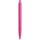 Penna a sfera colori  fluorescenti in plastica fucsia personalizzata B11167FU