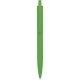 Penna a sfera colori  fluorescenti in plastica verde acido personalizzata B11167VA