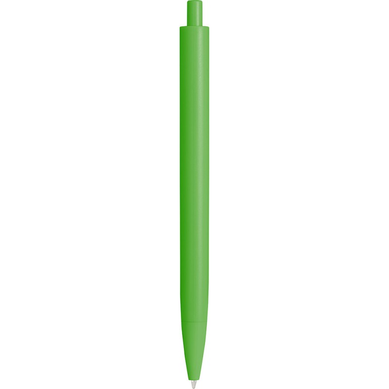 Penna a sfera colori  fluorescenti in plastica verde acido personalizzata B11167VA