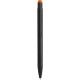 Penna a sfera con touch screen in alluminio arancione personalizzata B11176A