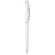 Penna a sfera con touch screen in alluminio bianca personalizzata B11163B