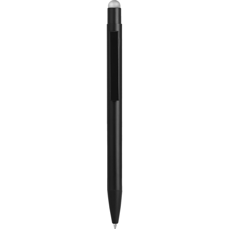 Penna a sfera con touch screen in alluminio grigia personalizzata B11176GR