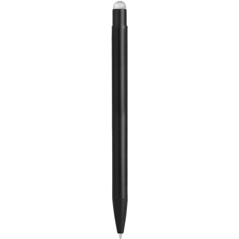 Penna a sfera con touch screen in alluminio grigia personalizzata B11176GR