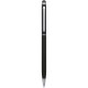 Penna a sfera con touch screen in alluminio nera personalizzata B11163N