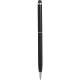 Penna a sfera con touch screen in alluminio nera personalizzata B11163N