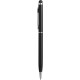Penna a sfera con touch screen in alluminio nera personalizzata B11163N