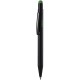Penna a sfera con touch screen in alluminio verde personalizzata B11176V