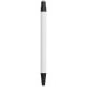 Penna a sfera con touch screen in metallo bianca personalizzata B11227B
