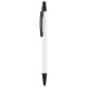 Penna a sfera con touch screen in metallo bianca personalizzata B11227B