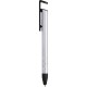 Penna a sfera con touch screen in metallo e plastica grigia personalizzata B11225GR