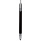 Penna a sfera con touch screen in metallo e plastica nera personalizzata B11198N