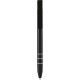 Penna a sfera con touch screen in metallo e plastica nera personalizzata B11225N