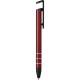 Penna a sfera con touch screen in metallo e plastica rossa personalizzata B11225R