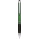Penna a sfera con touch screen in metallo e plastica verde personalizzata B11165V