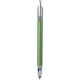 Penna a sfera con touch screen in metallo e plastica verde personalizzata B11198V