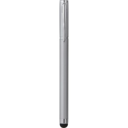 Penna a sfera con touch screen in metallo grigia personalizzata B11191GR