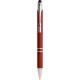 Penna a sfera con touch screen in metallo rossa personalizzata B11188R