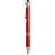Penna a sfera con touch screen in metallo rossa personalizzata B11188R