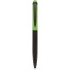 Penna a sfera con touch screen in metallo verde personalizzata B11169V