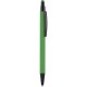 Penna a sfera con touch screen in metallo verde personalizzata B11227V