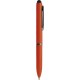 Penna a sfera con touch screen in plastica arancione personalizzata B11230A