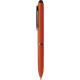 Penna a sfera con touch screen in plastica arancione personalizzata B11230A
