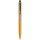 Penna a sfera con touch screen in plastica arancione personalizzata B11234A