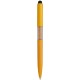 Penna a sfera con touch screen in plastica arancione personalizzata B11234A